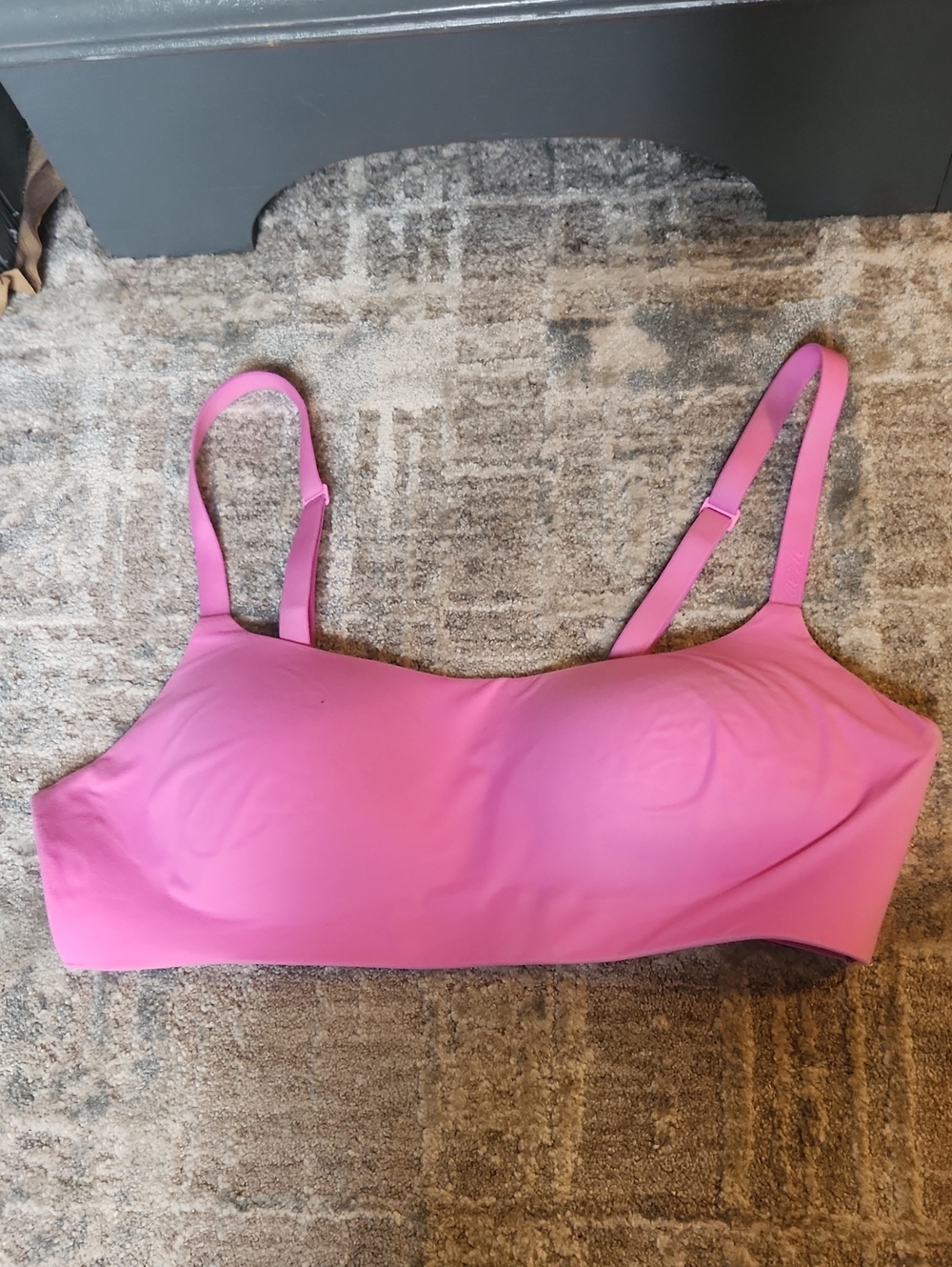 Aerie Pink Seamless Bralette with Adjustable Straps